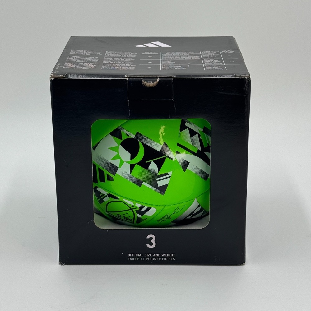 Adidas MLS Club‎ Soccer Ball Size 3 Green Training Ball NEW